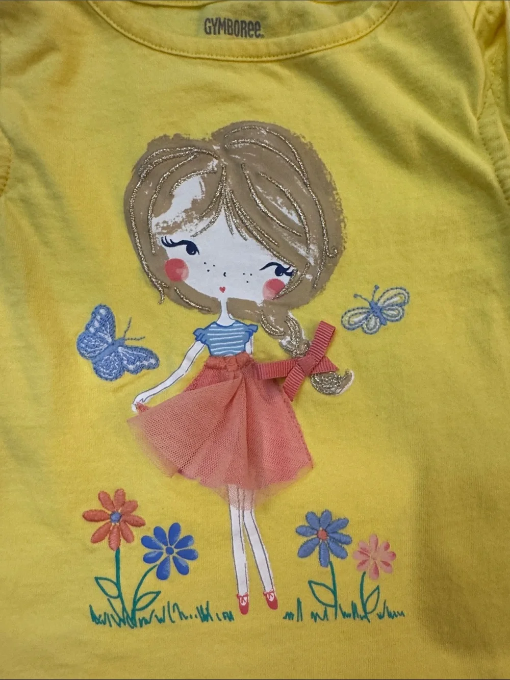 Gymboree yellow sleeveless